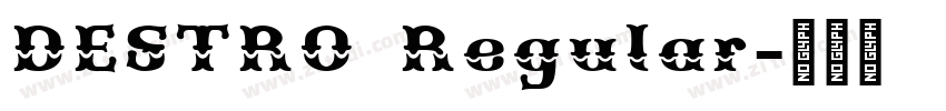 DESTRO Regular字体转换